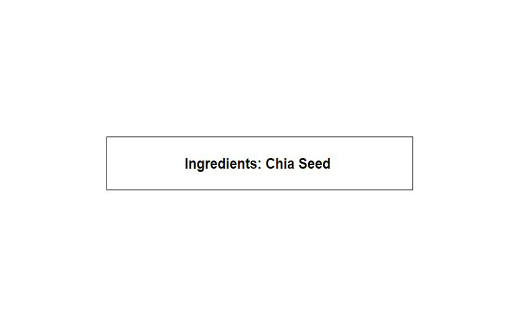 Nature's Vault Chia Seed    Pack  100 grams